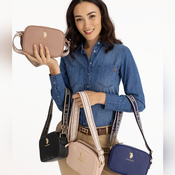 U.S. Polo Assn. Classic zip crossbody bag - Picture 1 of 8